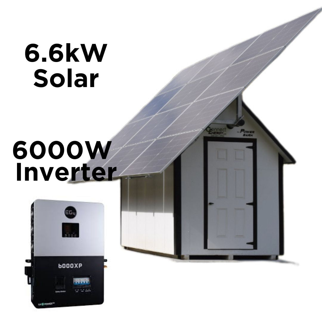 Power Barn 6.6kW Solar - 6kW 120/240V Inverter