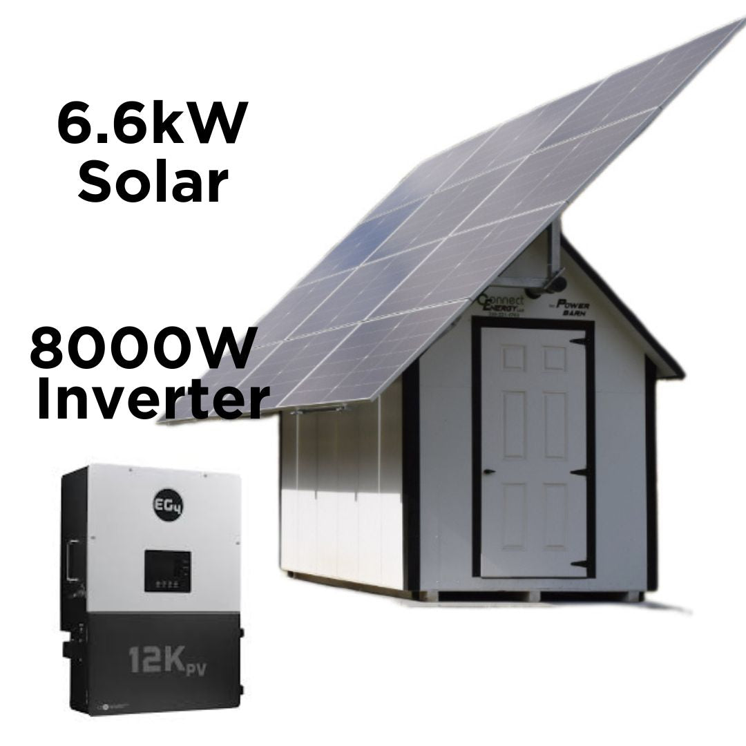 Power Barn 6.6kW Solar - 8kW 120/240V Inverter