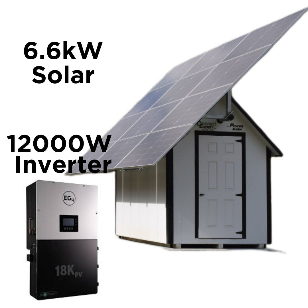 Power Barn 6.6kW Solar - 12kW 120/240V Inverter